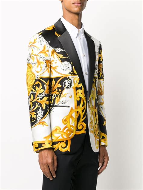 farfetch versace blazer.